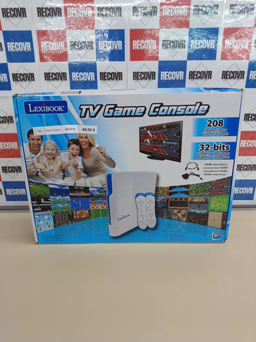 Consola TV Lexibook 200 juegos, 32 bits, USB-C.